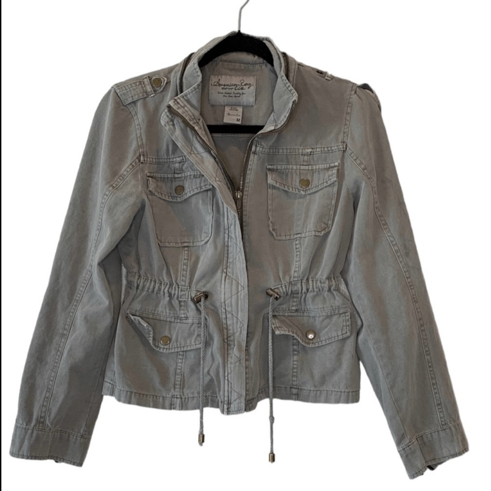 American Rag Light Olive Utility Jacket
